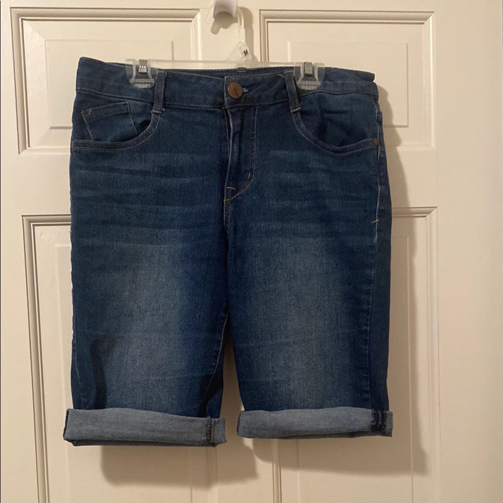 1822 Denim Women's Jean Shorts - Dark Blue